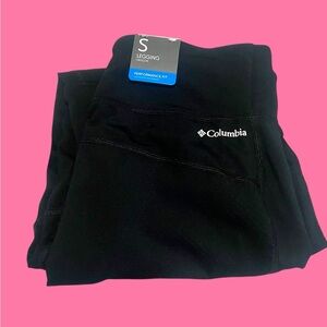 Columbia Women’s Black Performance Insulated Leggings Size Small NWT